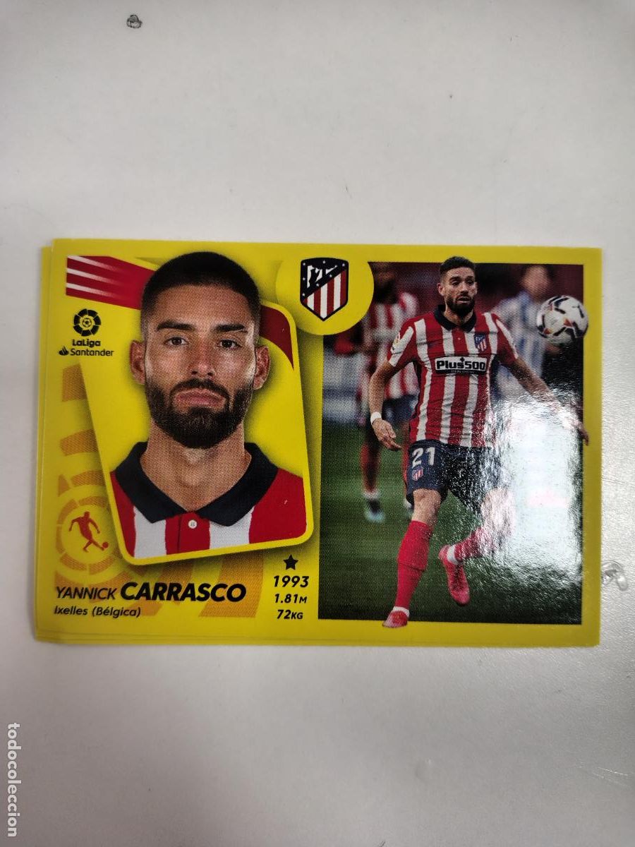 Cromos de F&uacute;tbol: Liga Este 2021-22 Atletico Madrid 16 Carrasco