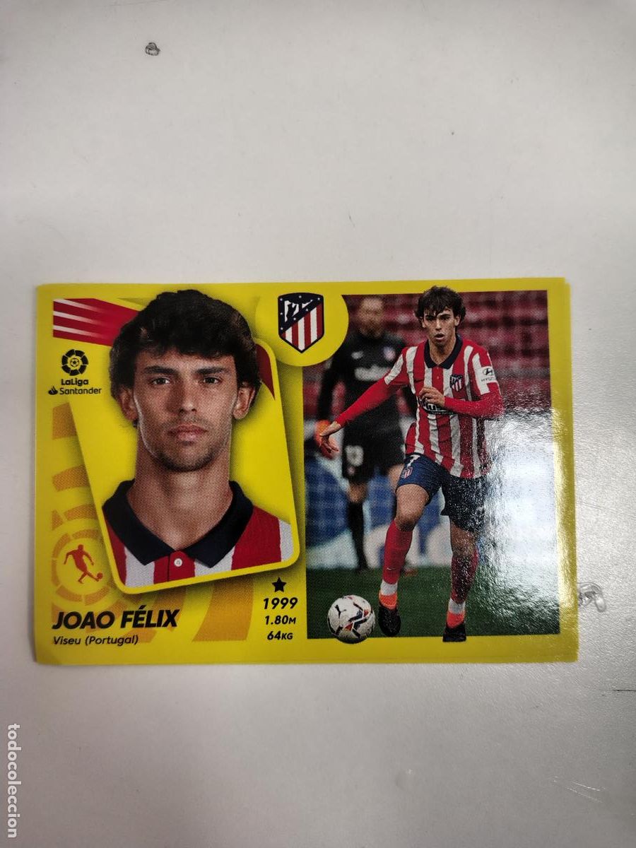 Cromos de F&uacute;tbol: Liga Este 2021-22 Atletico Madrid 17 Joao Felix