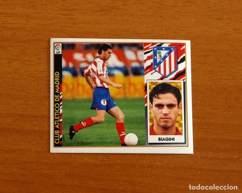Cromos de F&uacute;tbol: Atletico de Madrid - Biagini - BAJA - Ediciones Este Liga 1997-1998, 97-98 - Nunca Pegado