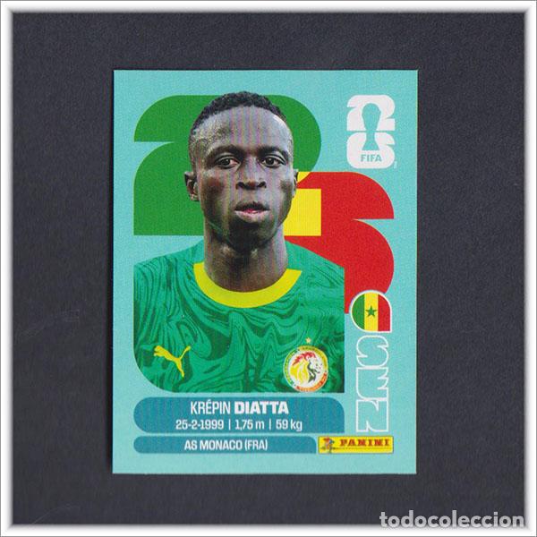 Cromos de F&uacute;tbol: FIFA WORLD CUP 2026 26 MUNDIAL PANINI KREPIN DIATTA SEN 20 SENEGAL COLECCI&Oacute;N ALBUM LIGA STICKER