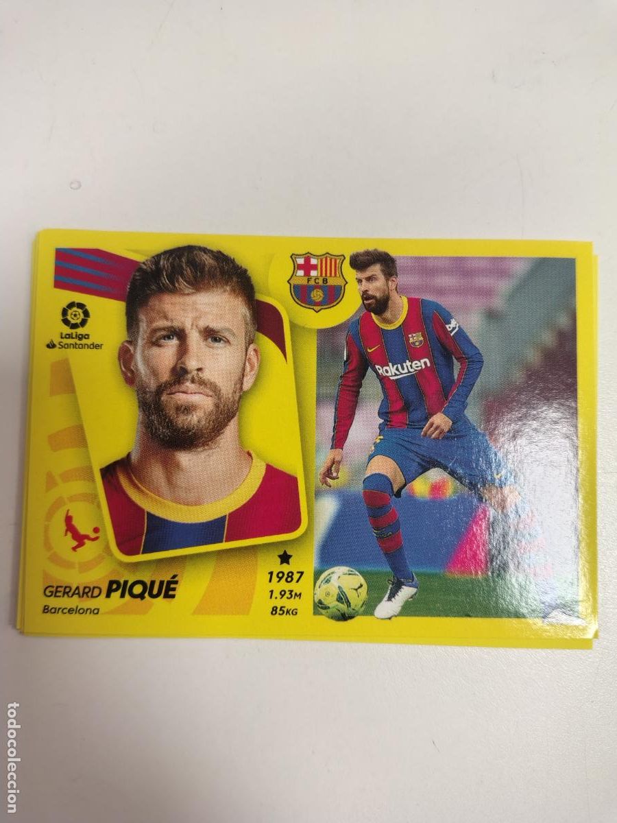 Cromos de F&uacute;tbol: Liga Este 2021-22 Barcelona 8 Pique