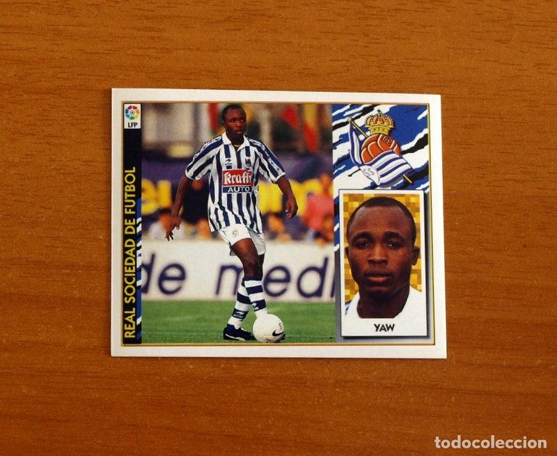 Cromos de F&uacute;tbol: Real Sociedad - Yaw - BAJA - Error - Ediciones Este Liga 1997-1998, 97-98 - Nunca pegado