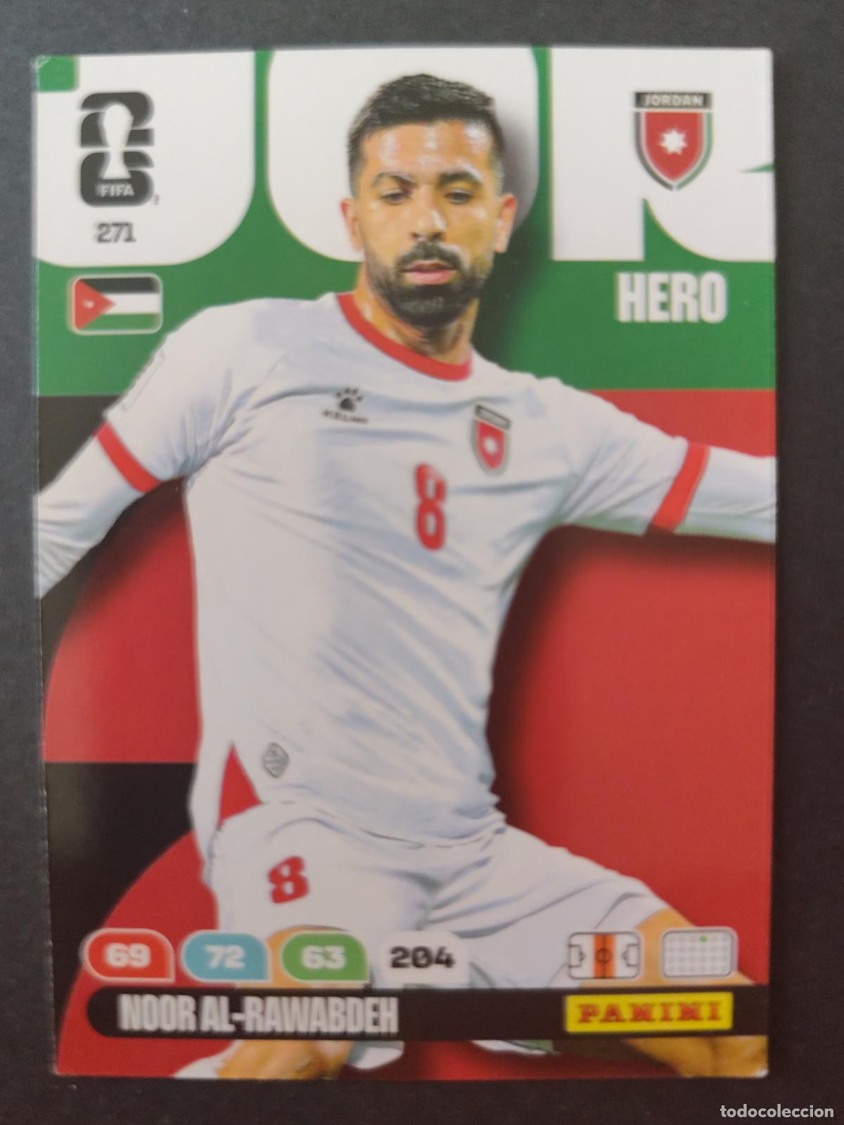 Cromos de F&uacute;tbol: 271 NOOR AL-RAWABDEH JORDANIA ADRENALYN MUNDIAL FIFA WORLD CUP 2026 PANINI