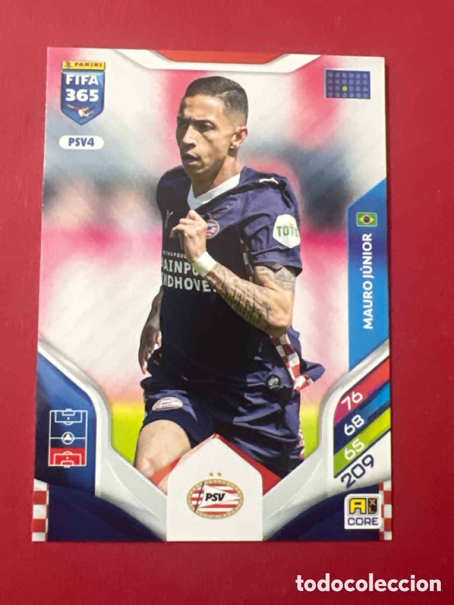 Cromos de F&uacute;tbol: C1852. N&ordm; PSV4 Mauro Junior PSV Eindhoven Adrenalyn XL FIFA 365 2026
