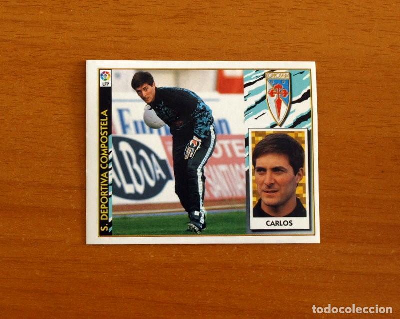 Cromos de F&uacute;tbol: Compostela - Carlos - COLOCA - Ediciones Este Liga 1997-1998, 97-98 - nunca pegado