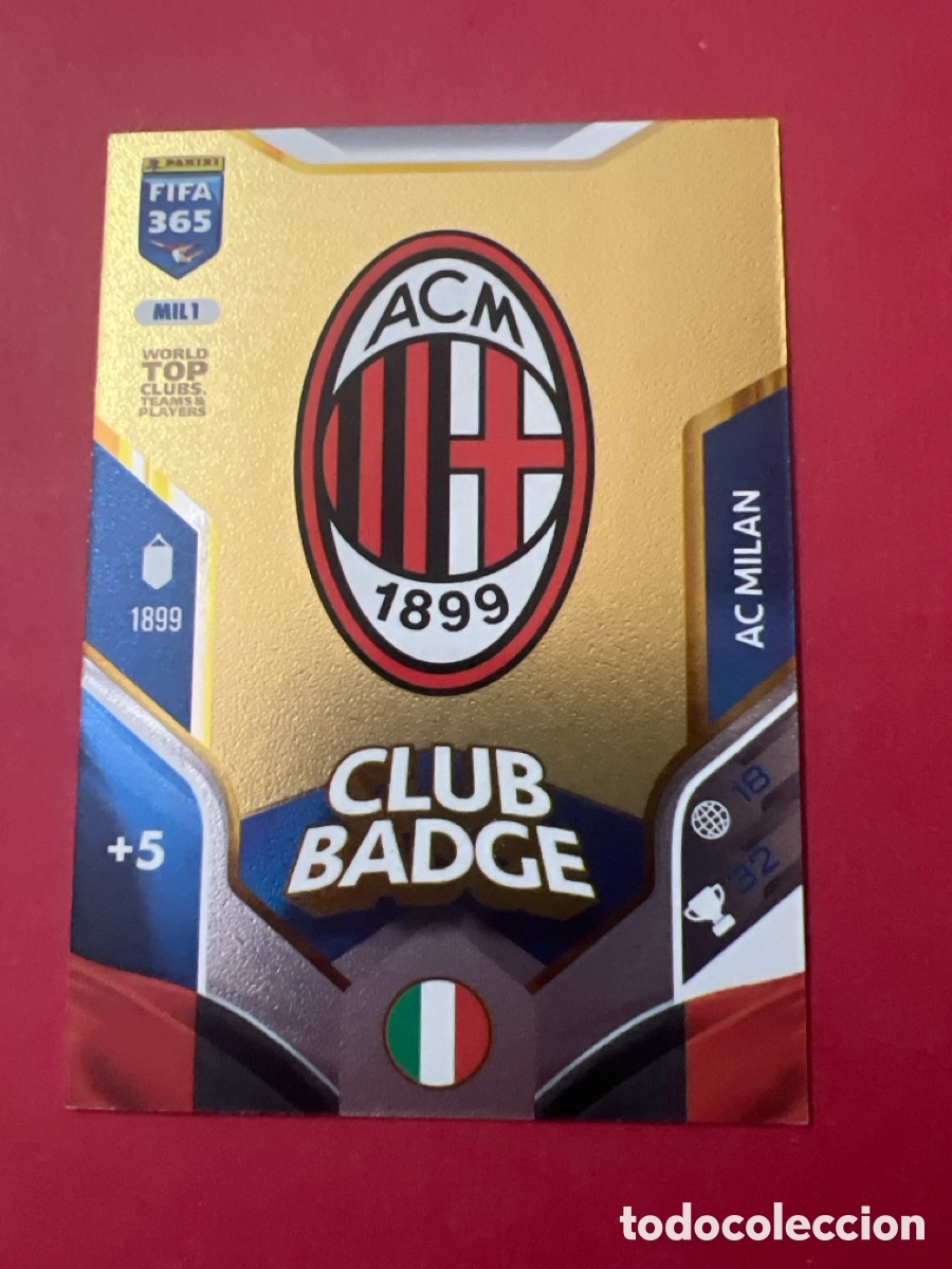 Cromos de F&uacute;tbol: C1861. MIL1 ESCUDO CLUB BADGE (MILAN) PANINI ADRENALYN XL FIFA 365 2026 26