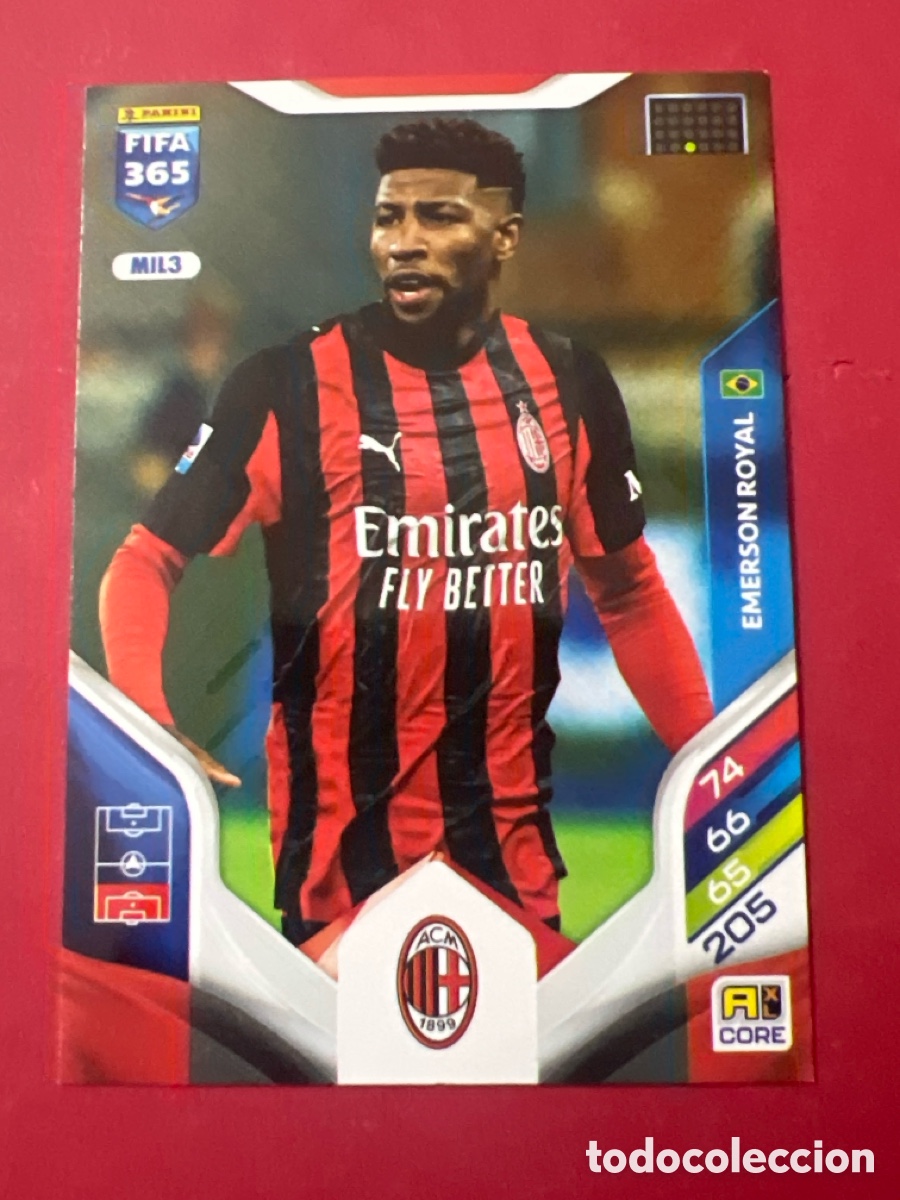 Cromos de F&uacute;tbol: C1861. MIL3 Emersol Royal - A C Milan - Adrenalyn Fifa 365 2026- Panini 26