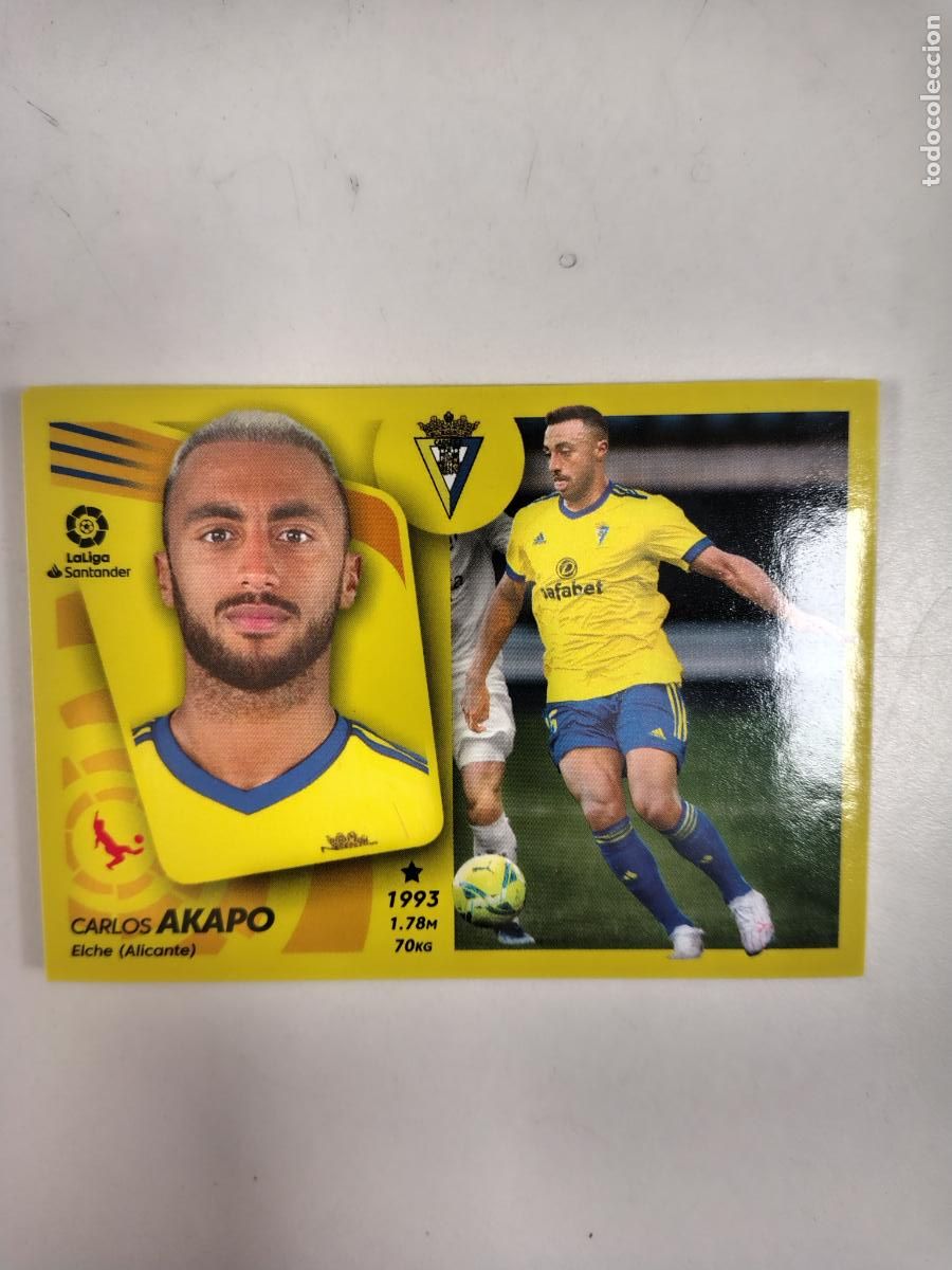 Cromos de F&uacute;tbol: Liga Este 2021-22 Cadiz 7B Akapo
