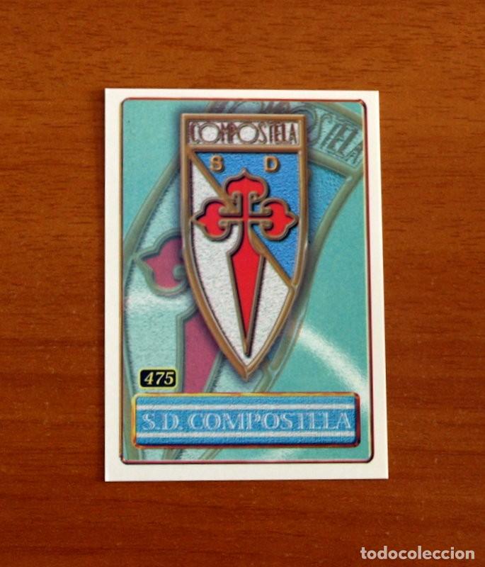 Cromos de F&uacute;tbol: Compostela -N&ordm; 475 Escudo-M. San Lanzaro -Mundicromo Las Fichas de la Liga 2000-2001, 00-01