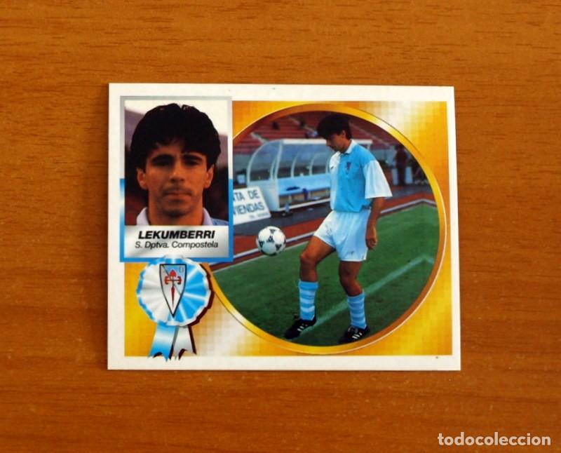 Cromos de F&uacute;tbol: Compostela - Lekumberri - Fichaje n&ordm; 2 Bis - Ediciones Este Liga 1994-1995, 94-95 - Nunca pegado