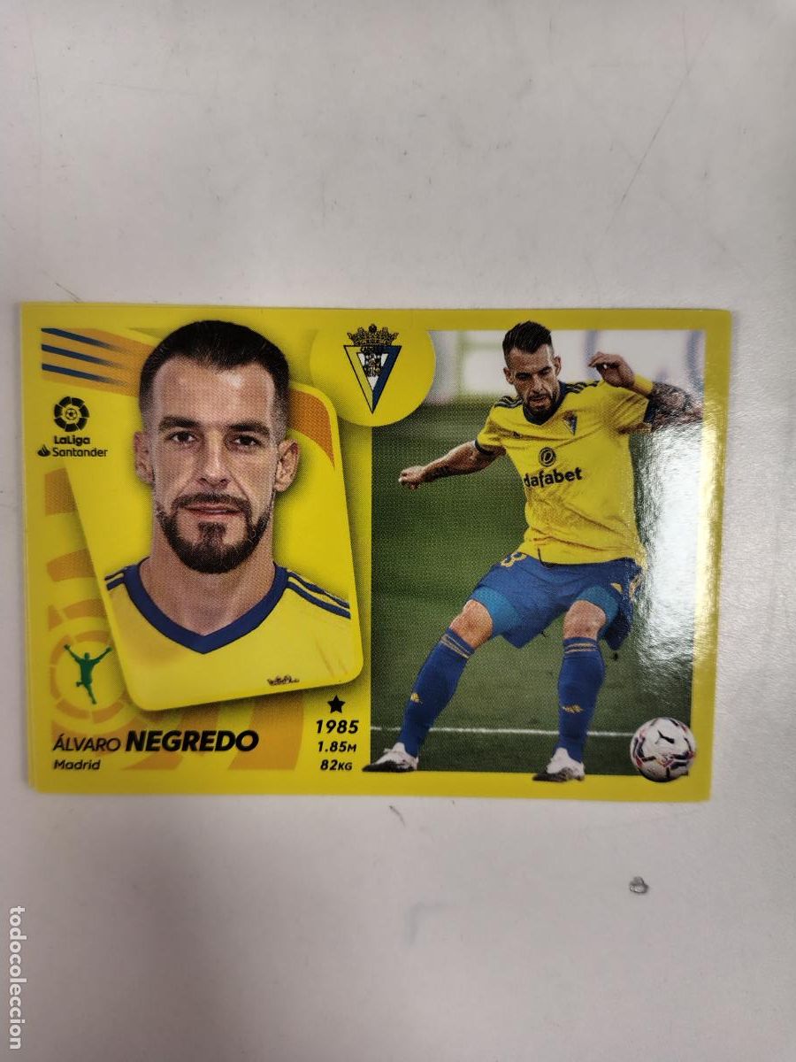 Cromos de F&uacute;tbol: Liga Este 2021-22 Cadiz 20 Negredo