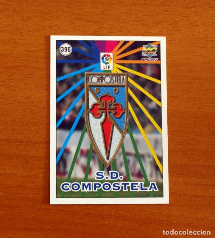Fu&szlig;ball-Sticker: Compostela - N&ordm; 396 Escudo-Plantilla - Mundicromo Las Fichas de la Liga 1998-1999-98-99