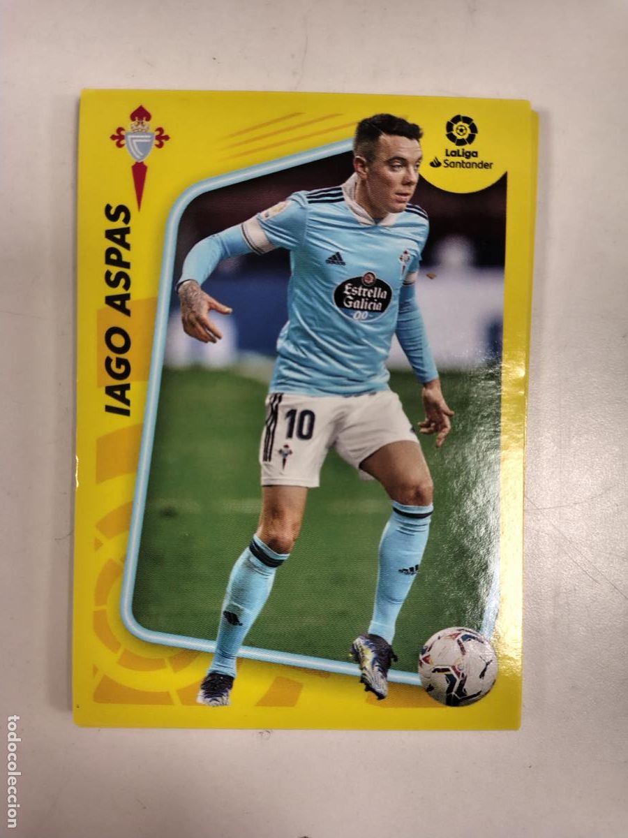 Fu&szlig;ball-Sticker: Liga Este 2021-22 Celta 3 Aspas Mejor Jugador