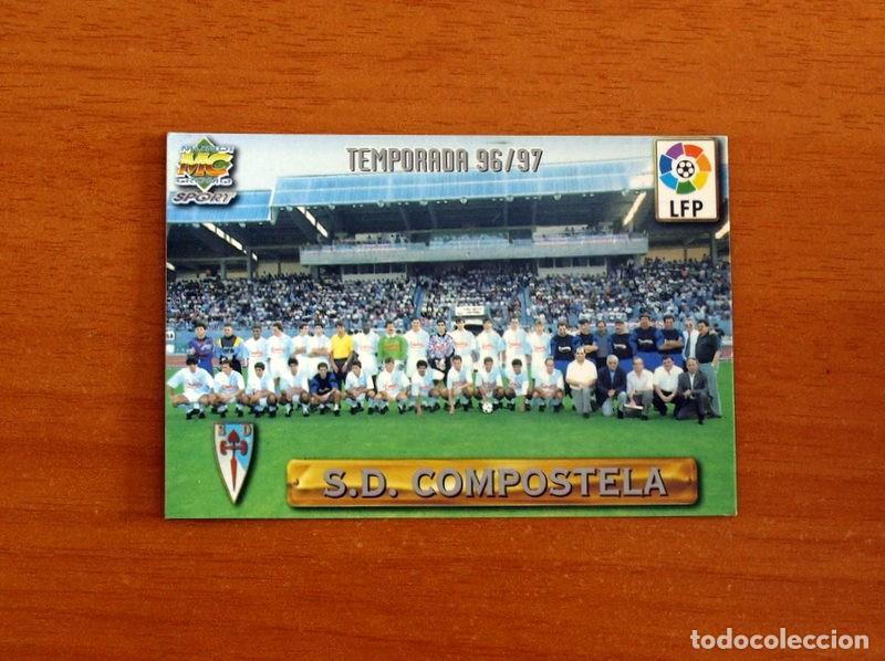 Fu&szlig;ball-Sticker: Compostela -N&ordm; 163 Plantilla-Equipo -Mundicromo Las Fichas de la Liga de F&uacute;tbol 1996-1997-96-97