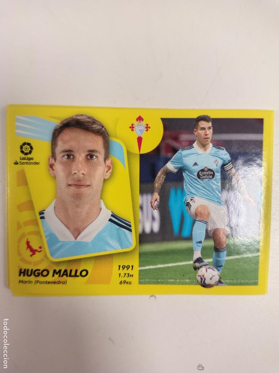 Fu&szlig;ball-Sticker: Liga Este 2021-22 Celta 7 Hugo Mallo