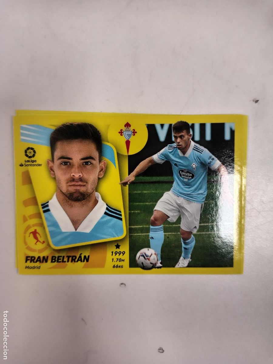 Cromos de F&uacute;tbol: Liga Este 2021-22 Celta 15 Fran Beltran