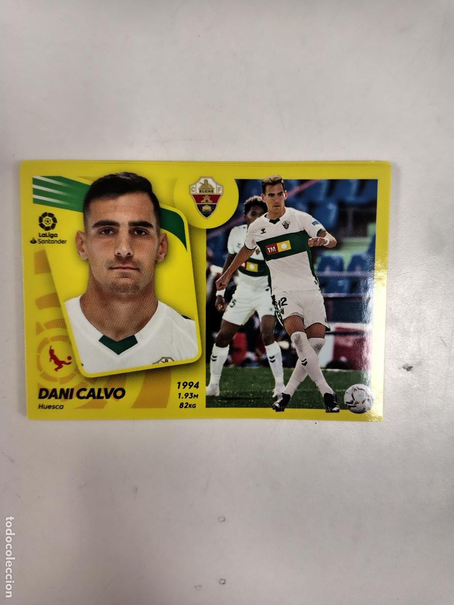 Cromos de F&uacute;tbol: Liga Este 2021-22 Elche 8 Dani Calvo