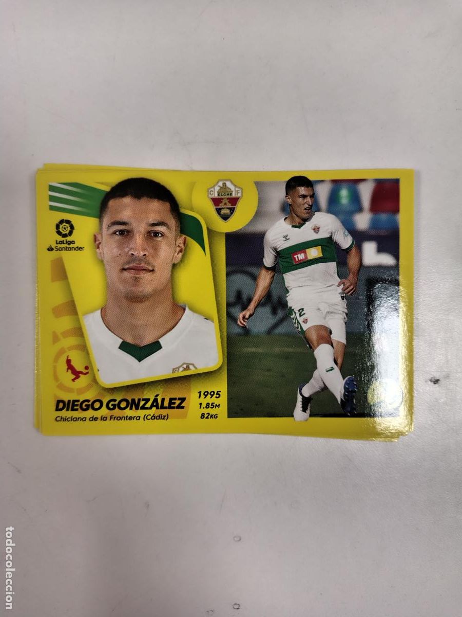 Cromos de F&uacute;tbol: Liga Este 2021-22 Elche 9A Diego Gonzalez
