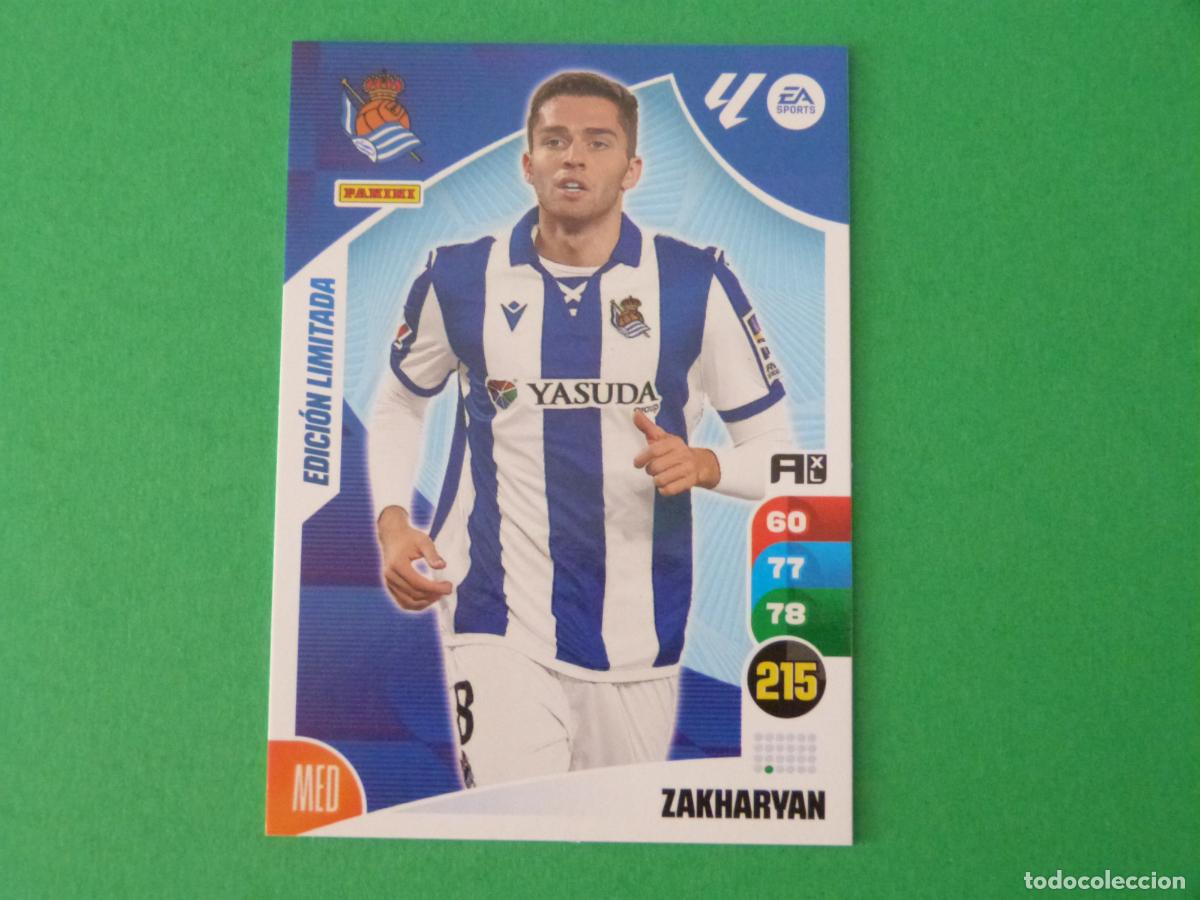 Cromos de F&uacute;tbol: TRADING CARD FUTBOL ZAKHARYAN REAL SOCIEDAD ED. LIMITADA LIGA ADRENALYN XL 2024-2025/24-25 PANINI