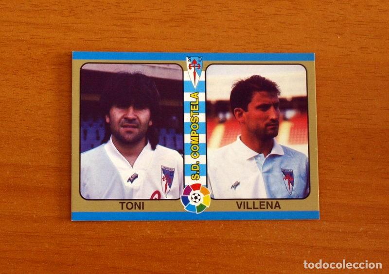 Cromos de F&uacute;tbol: Compostela - N&ordm; 176 Toni-Villena -Fichas Liga Mundicromo F&uacute;tbol Total 1994-1995, 94-95