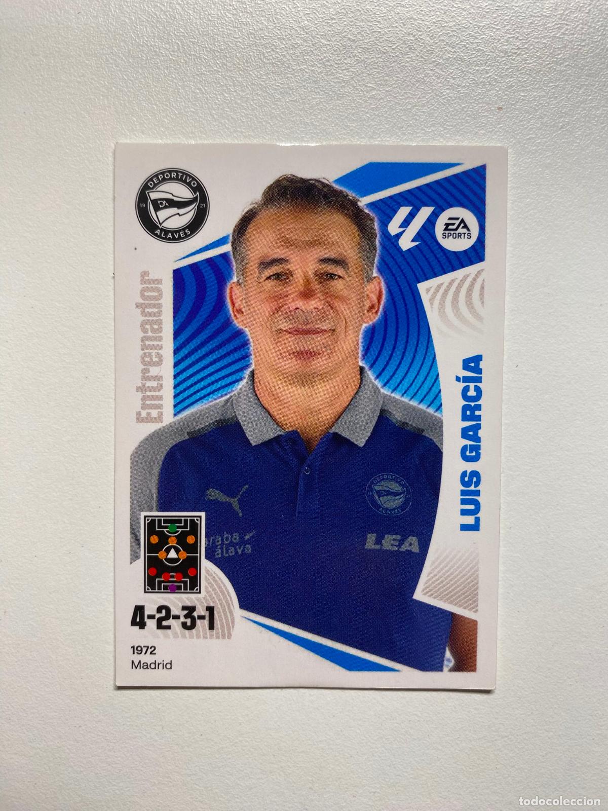 Cromos de F&uacute;tbol: N 2 ALAV&Eacute;S Luis Garc&iacute;a LIGA ESTE 24 25 &Aacute;LBUM CROMOS PANINI 2024 2025