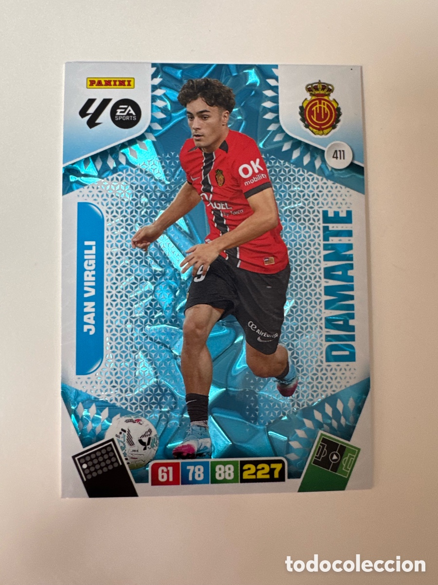 Cromos de F&uacute;tbol: PANINI ADRENALYN XL LIGA 2025-2026 25-26 &ndash; DIAMANTE &ndash; Jan Virgili FC Barcelona N&ordm; 411