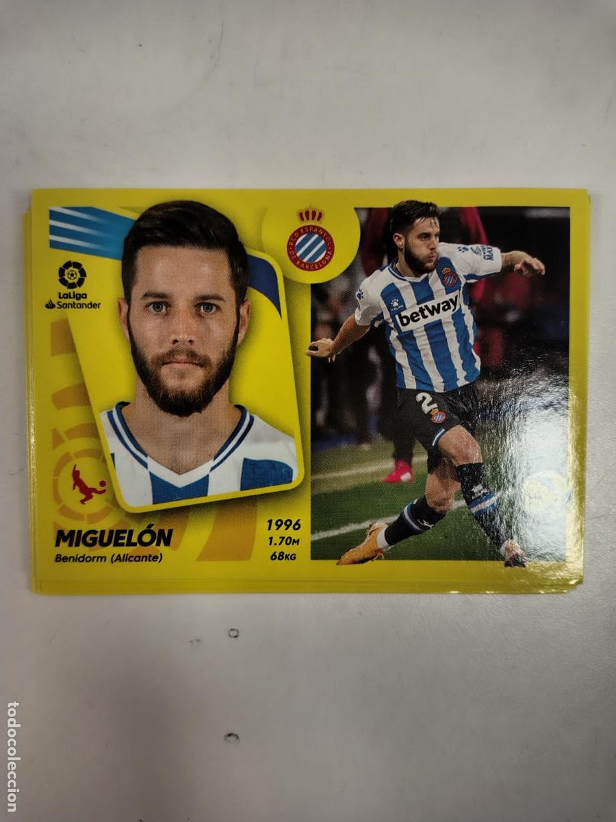 Cromos de F&uacute;tbol: Liga Este 2021-22 Espanyol 7 Miguelon