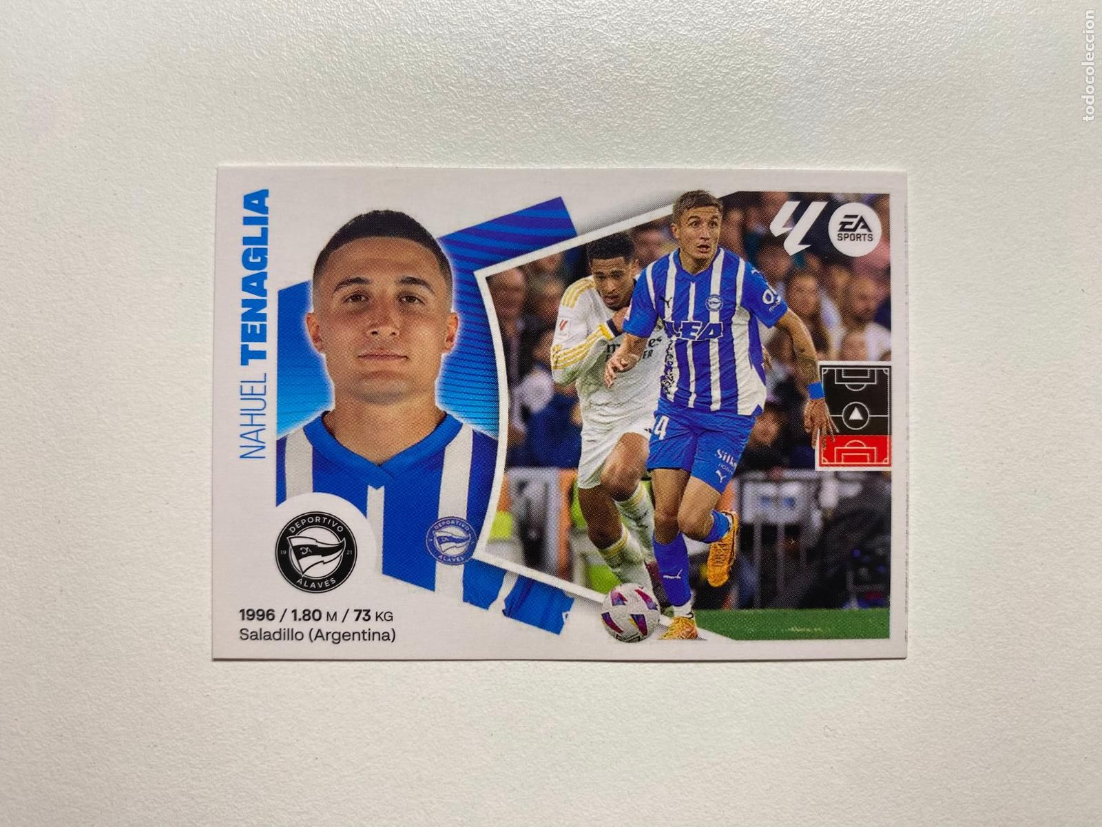 Cromos de F&uacute;tbol: N 6 ALAV&Eacute;S Tenaglia LIGA ESTE 24 25 &Aacute;LBUM CROMOS PANINI 2024 2025