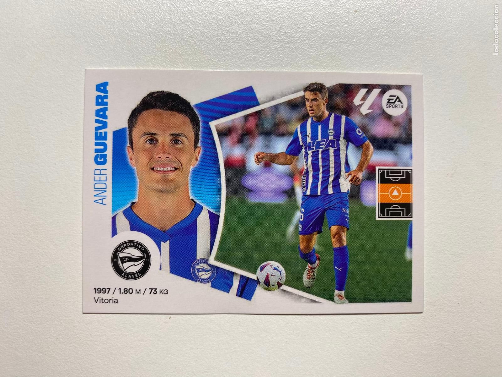 Cromos de F&uacute;tbol: N 11 ALAV&Eacute;S Guevara LIGA ESTE 24 25 &Aacute;LBUM CROMOS PANINI 2024 2025