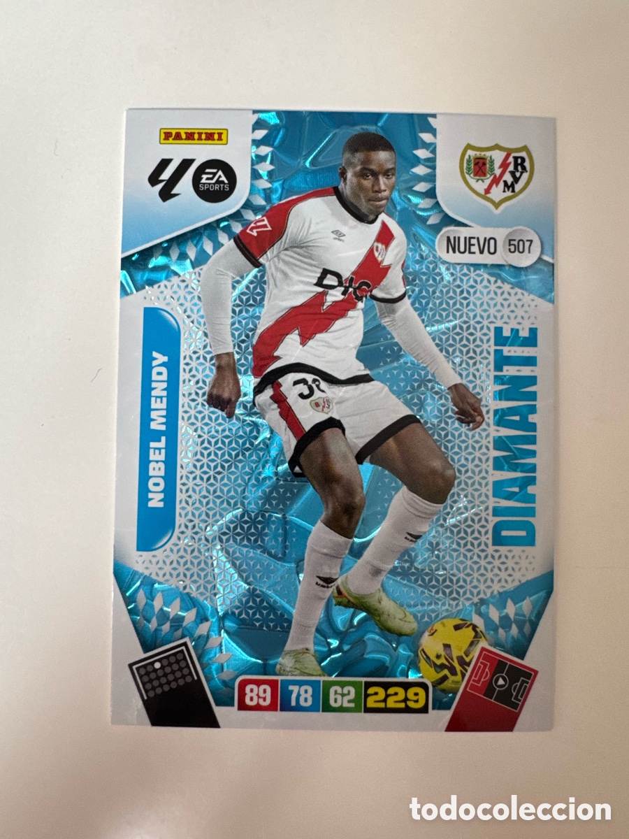 Cromos de F&uacute;tbol: PANINI ADRENALYN XL LIGA 2025-2026 25-26 &ndash; NUEVO DIAMANTE &ndash; Nobel Mendy Rayo Vallecano N&ordm; 507