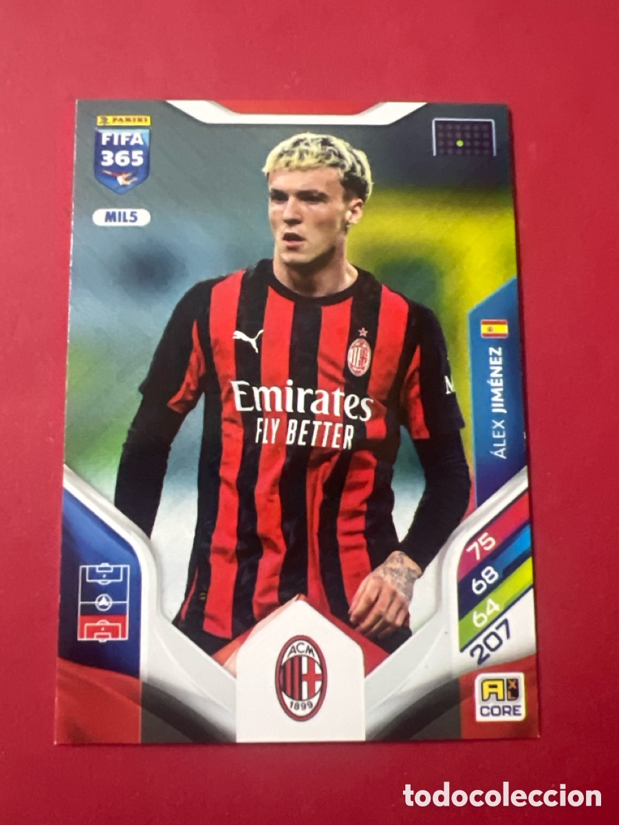 Cromos de F&uacute;tbol: C1863. &Aacute;lex Jim&eacute;nez MIL5 Adrenalyn XL Fifa 365 2026 Mil&aacute;n
