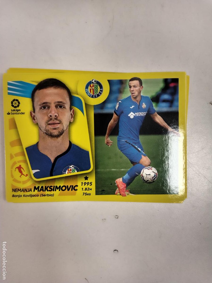 Cromos de F&uacute;tbol: Liga Este 2021-22 Getafe 15 Maksimovic