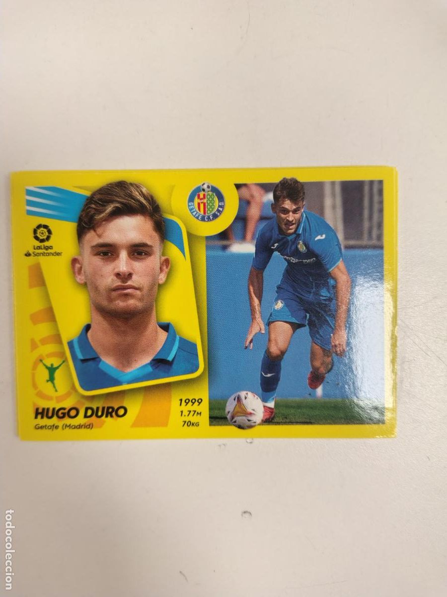 Cromos de F&uacute;tbol: Liga Este 2021-22 Getafe 17 Hugo Duro
