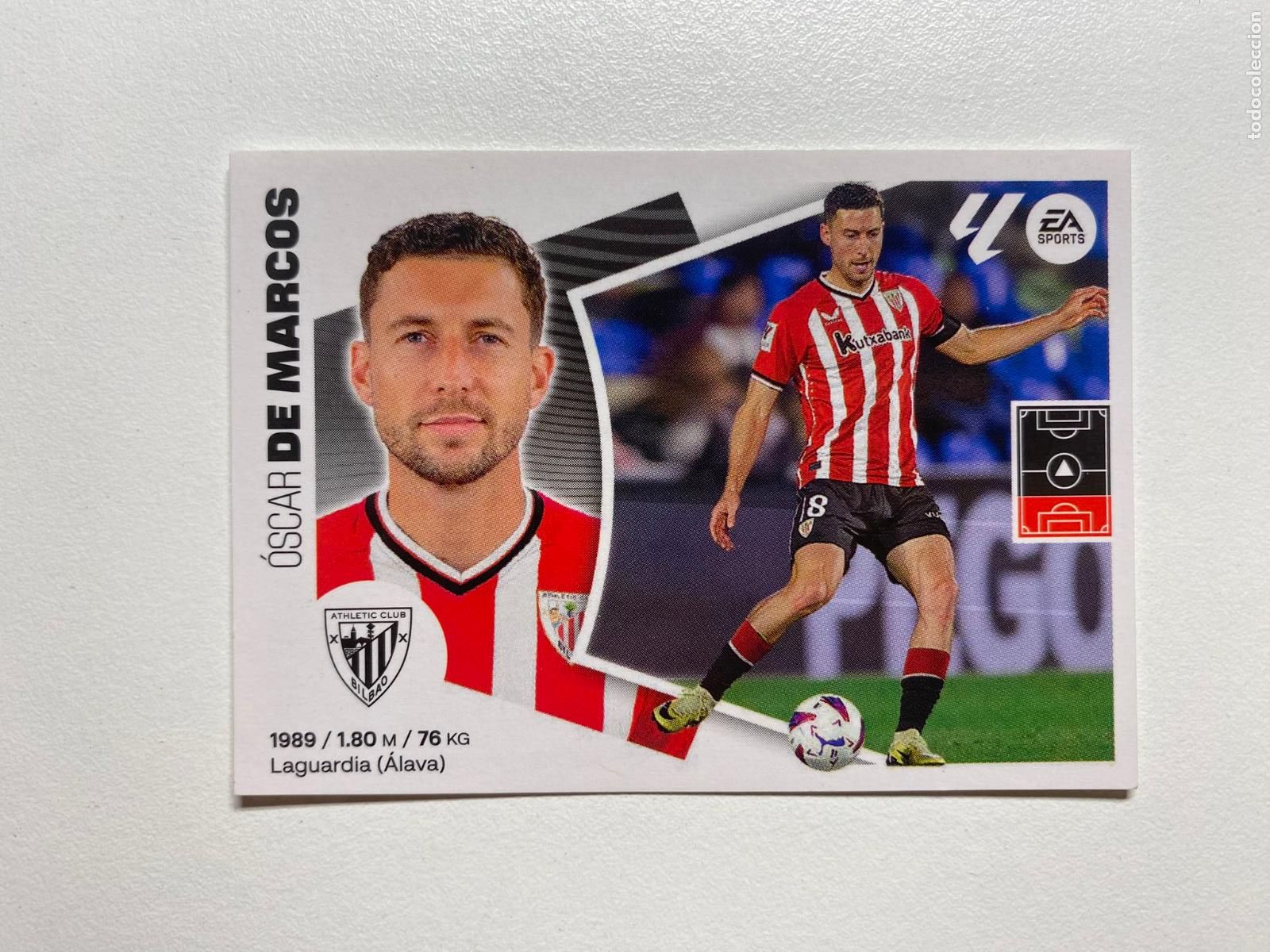 Figurine di Calcio: N 5 ATHLETIC CLUB BILBAO De Marcos LIGA ESTE 24 25 &Aacute;LBUM CROMOS PANINI 2024 2025