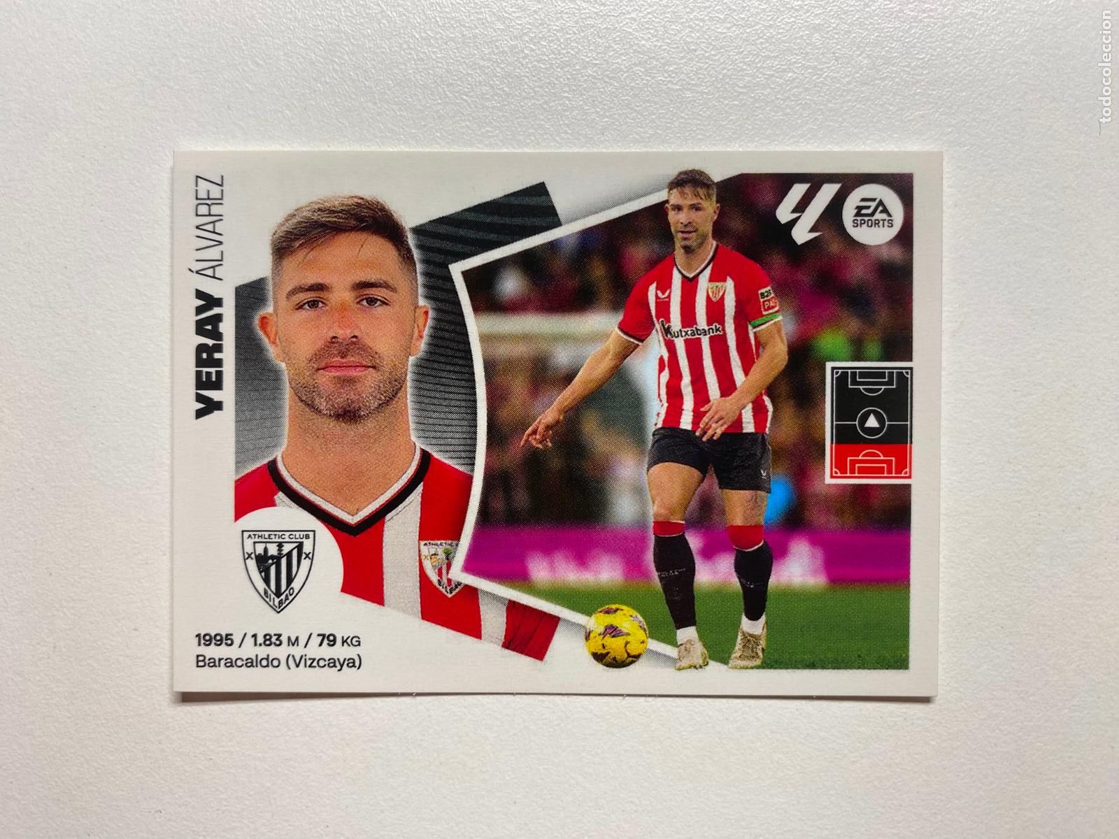 Figurine di Calcio: N 7 ATHLETIC CLUB BILBAO Yeray LIGA ESTE 24 25 &Aacute;LBUM CROMOS PANINI 2024 2025