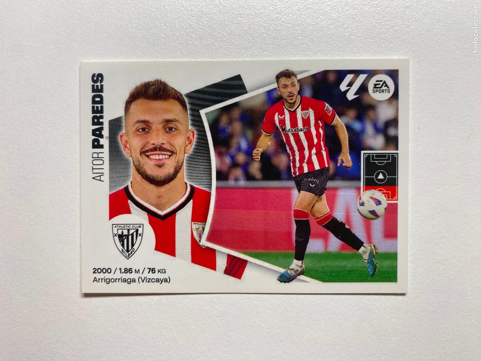 Figurine di Calcio: N 8 ATHLETIC CLUB BILBAO Paredes LIGA ESTE 24 25 &Aacute;LBUM CROMOS PANINI 2024 2025