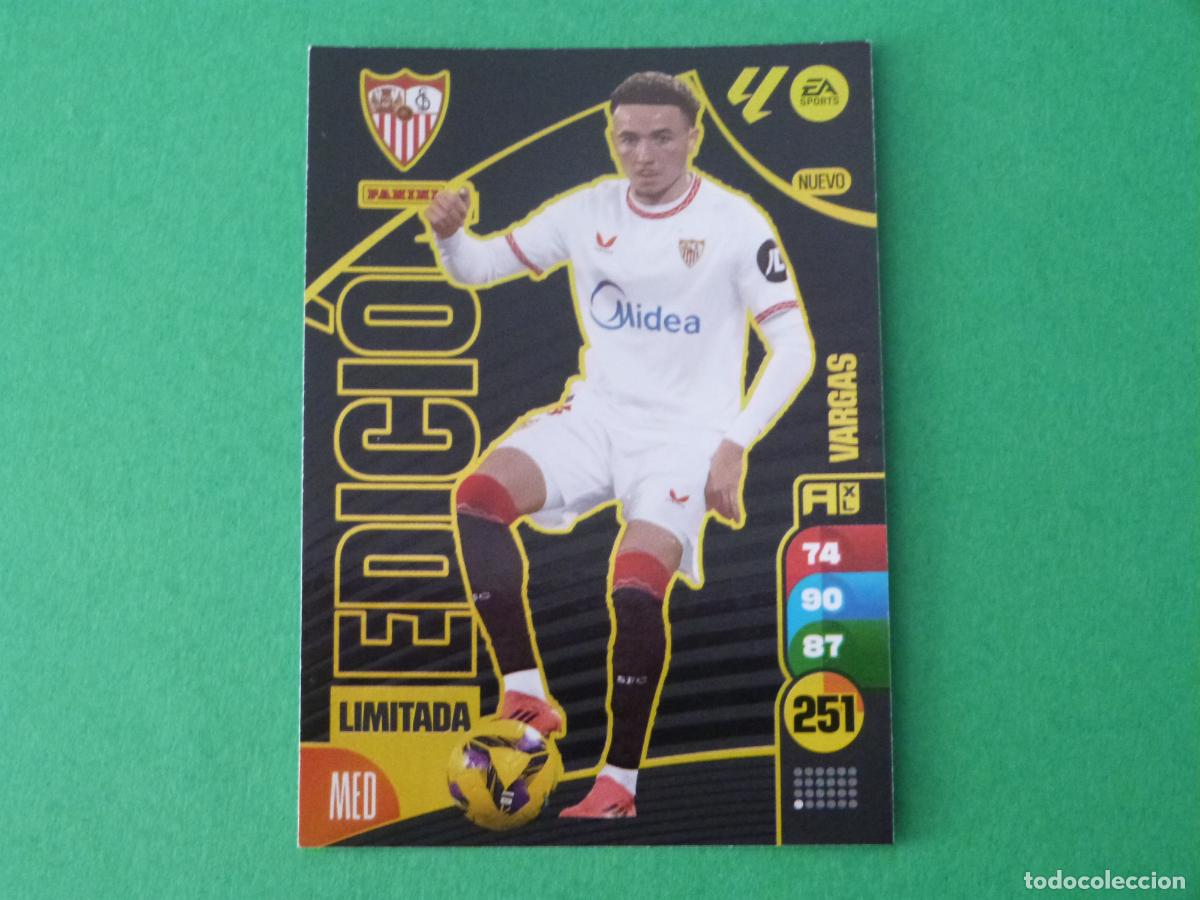 Figurine di Calcio: TRADING CARD FUTBOL VARGAS SEVILLA F.C. EDICION LIMITADA LIGA ADRENALYN XL 2024-2025/24-25