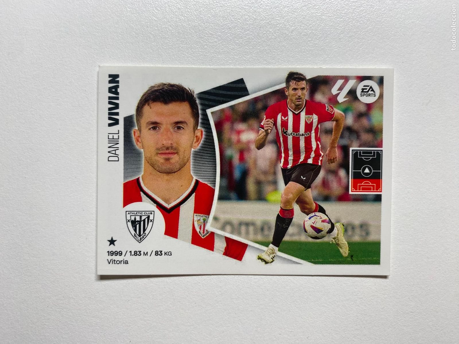 Figurine di Calcio: N 9 ATHLETIC CLUB BILBAO Vivian LIGA ESTE 24 25 &Aacute;LBUM CROMOS PANINI 2024 2025