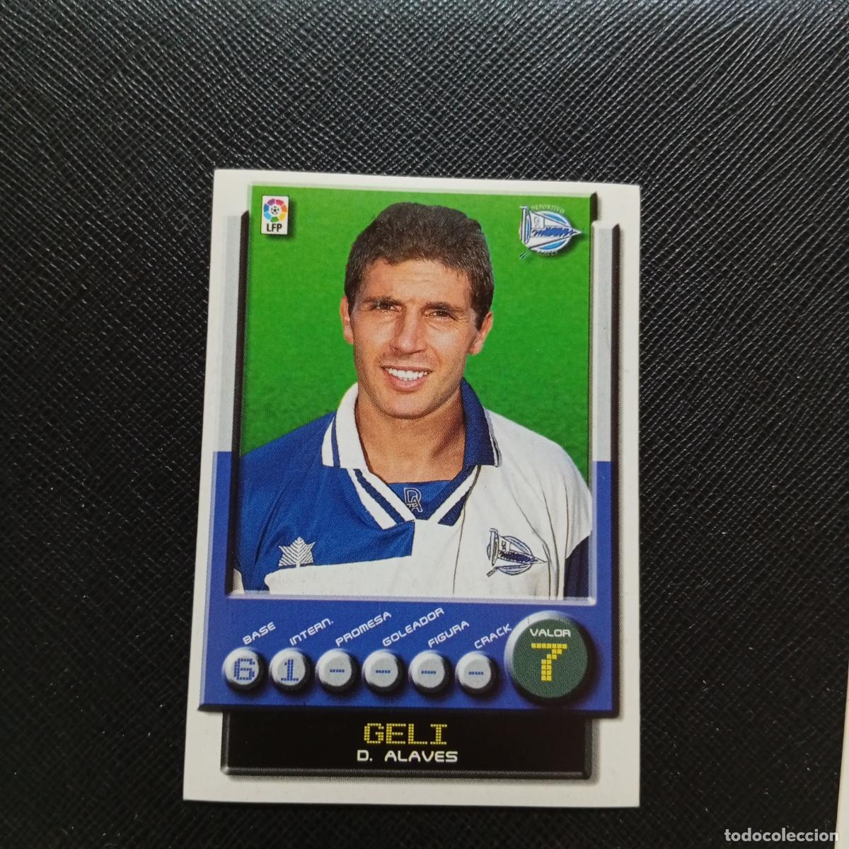 Cromos de F&uacute;tbol: 3 GELI ALAVES PANINI 2001 2002 CROMO FUTBOL 01 02 LIGA - SIN PEGAR - A208 PG1