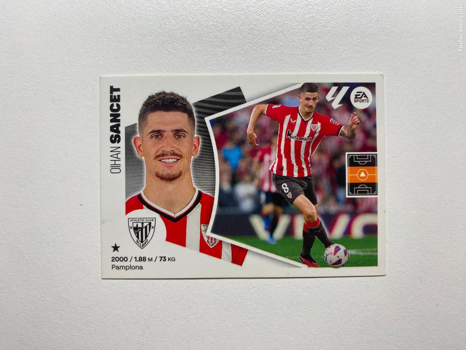 Cromos de F&uacute;tbol: N 14 ATHLETIC CLUB BILBAO Sancet LIGA ESTE 24 25 &Aacute;LBUM CROMOS PANINI 2024 2025
