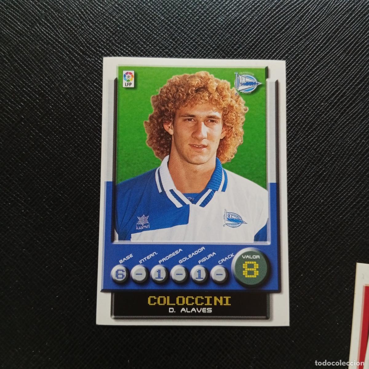 Cromos de F&uacute;tbol: 6 COLOCCINI ALAVES PANINI 2001 2002 CROMO FUTBOL 01 02 LIGA - SIN PEGAR - A208 PG1