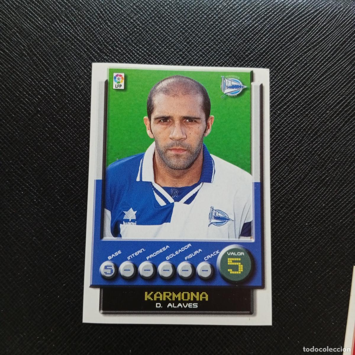 Cromos de F&uacute;tbol: 7 KARMONA ALAVES PANINI 2001 2002 CROMO FUTBOL 01 02 LIGA - SIN PEGAR - A208 PG1