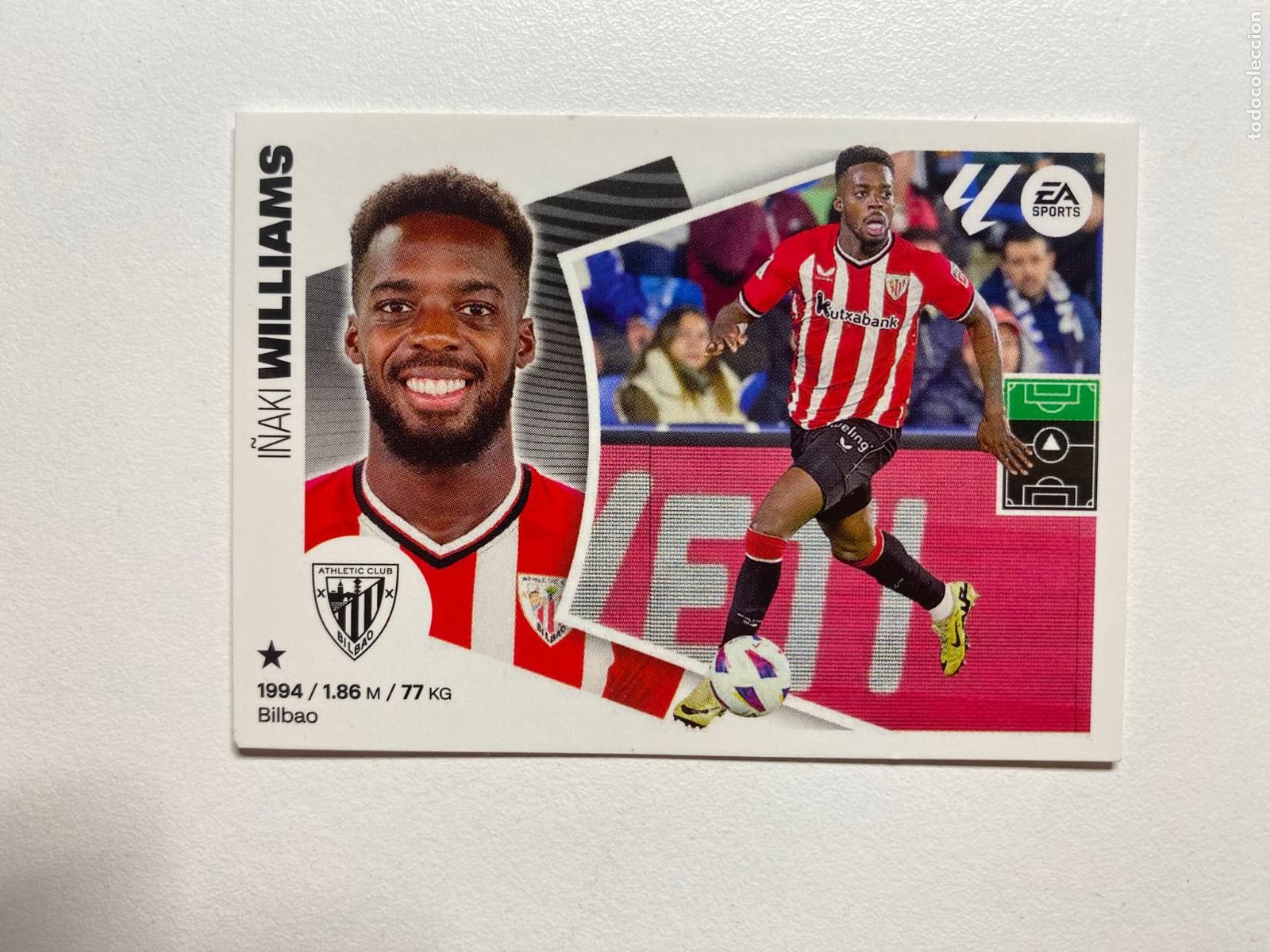 Figurine di Calcio: N 19 ATHLETIC CLUB BILBAO Williams LIGA ESTE 24 25 &Aacute;LBUM CROMOS PANINI 2024 2025
