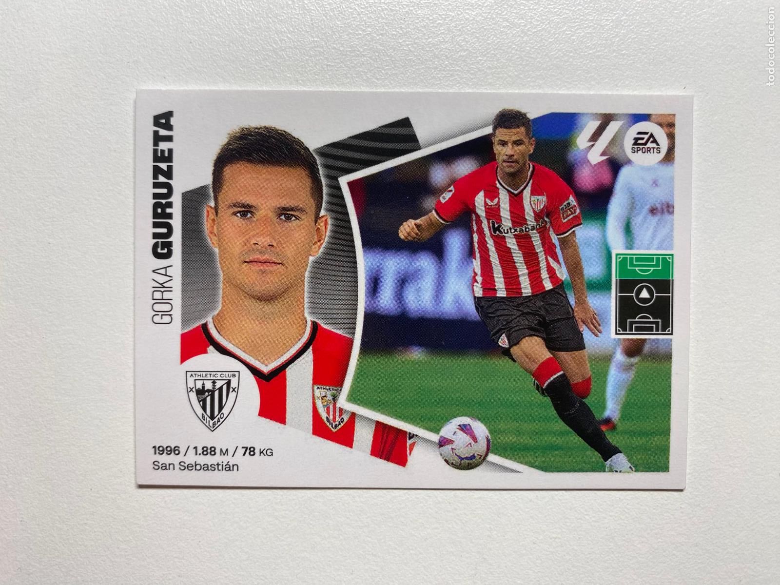 Figurine di Calcio: N 20 ATHLETIC CLUB BILBAO Guruzeta LIGA ESTE 24 25 &Aacute;LBUM CROMOS PANINI 2024 2025