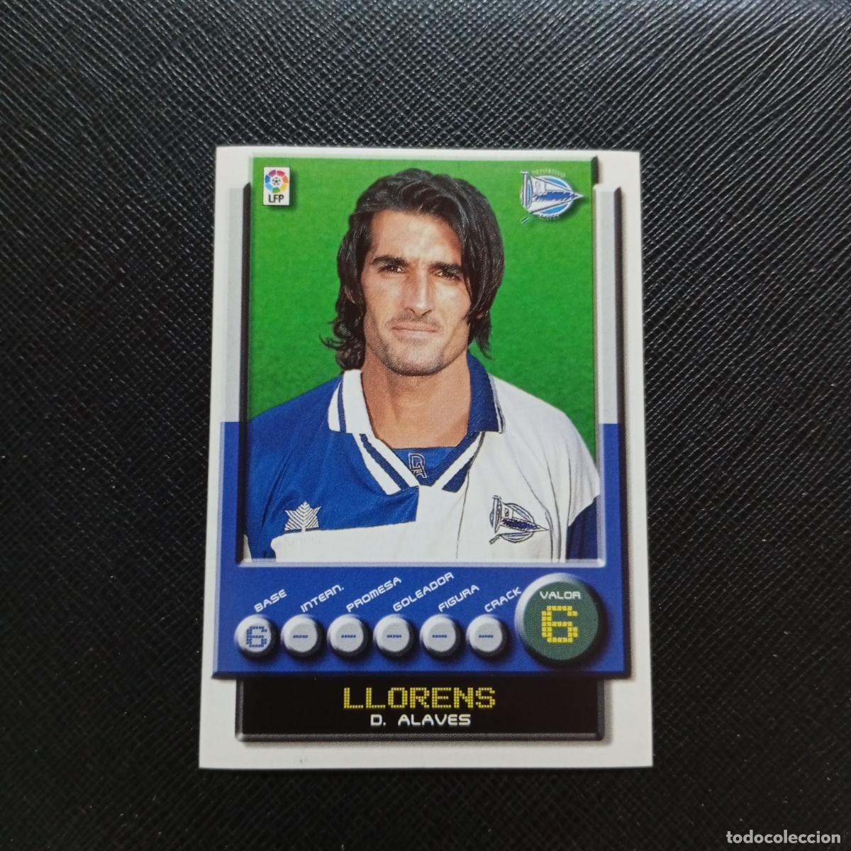 Figurine di Calcio: 9 LLORENS ALAVES PANINI 2001 2002 CROMO FUTBOL 01 02 LIGA - SIN PEGAR - A208 PG1