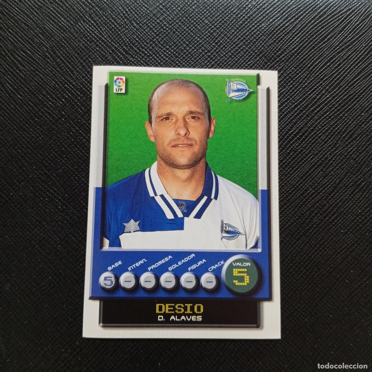 Football Stickers: 10 DESIO ALAVES PANINI 2001 2002 CROMO FUTBOL 01 02 LIGA - SIN PEGAR - A208 PG1