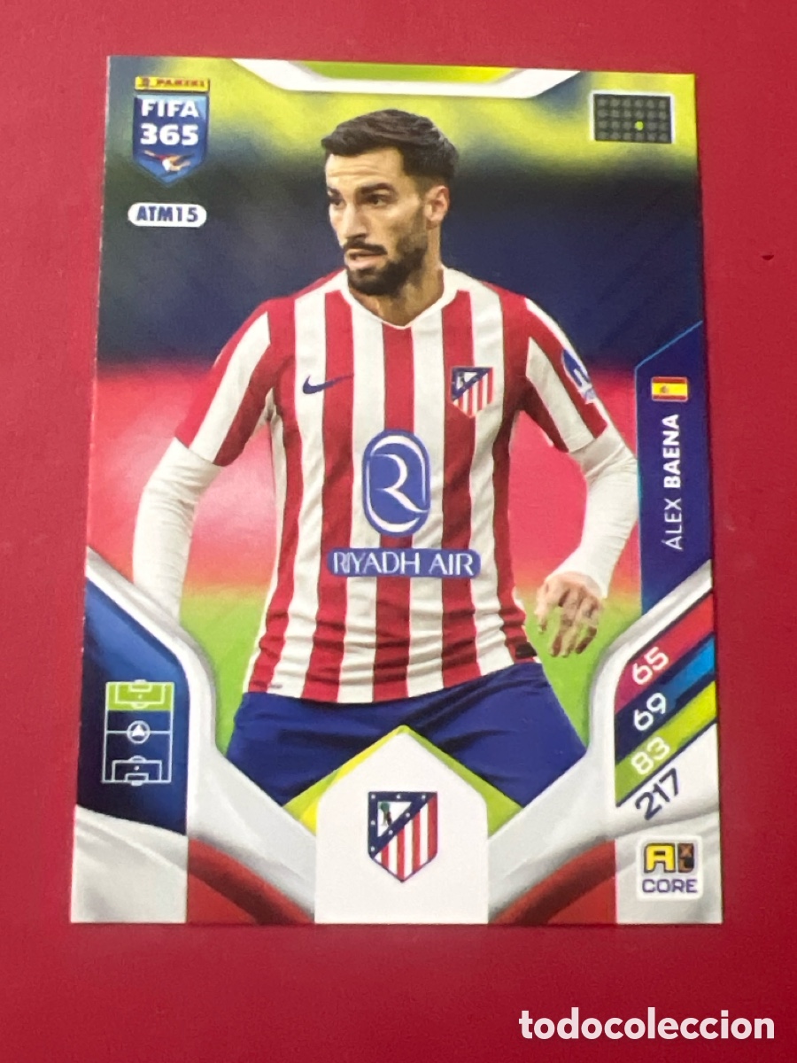 Figurine di Calcio: C1876. ATM15 Alex Baena - Atl&eacute;tico de Madrid - Adrenalyn Fifa 365 - Panini 2026