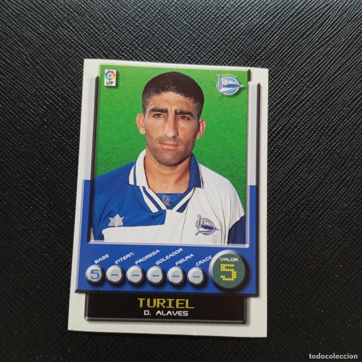 Cromos de F&uacute;tbol: 13 TURIEL ALAVES PANINI 2001 2002 CROMO FUTBOL 01 02 LIGA - SIN PEGAR - A208 PG1