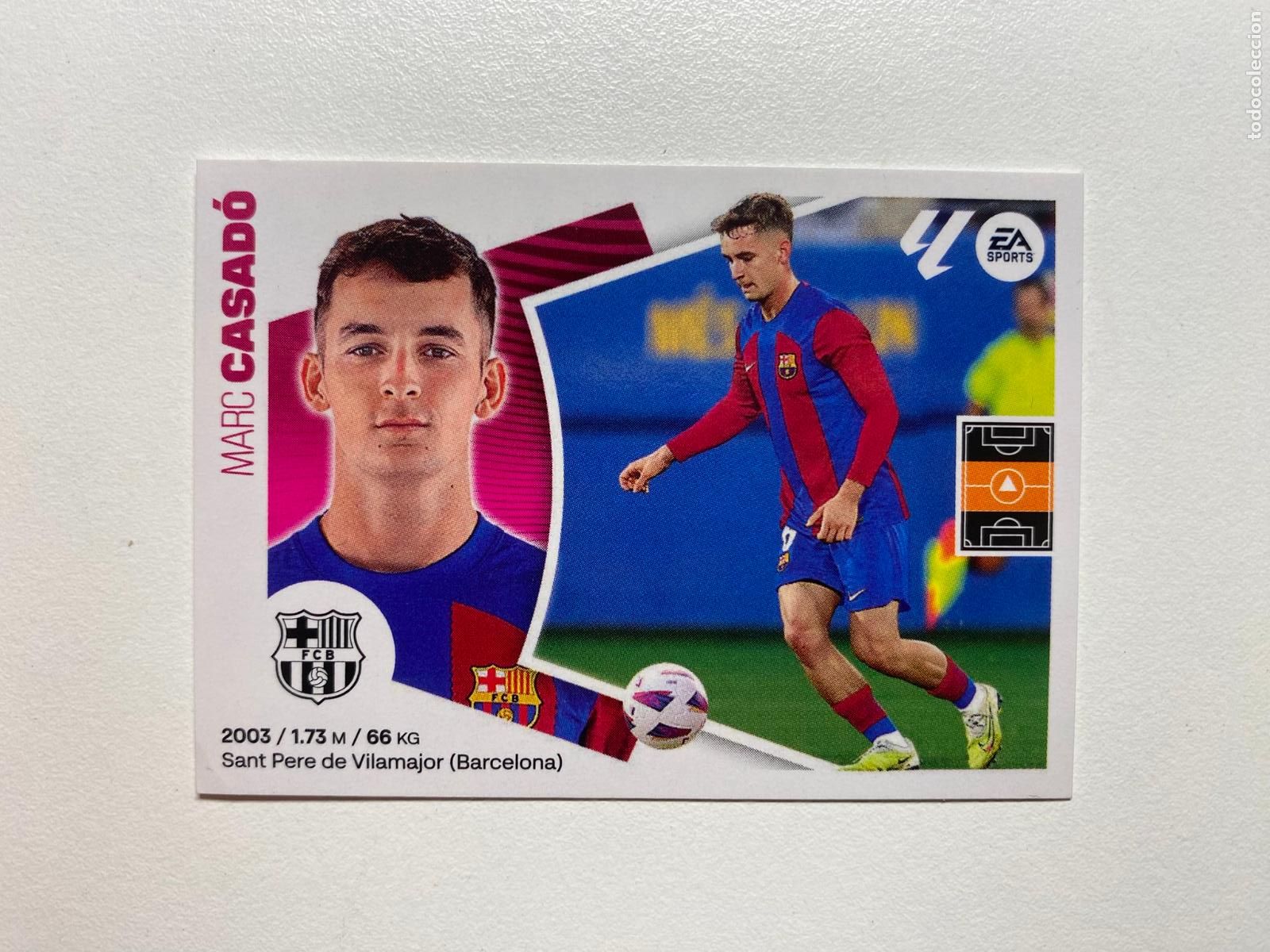 Cromos de F&uacute;tbol: N 11 BIS FC BARCELONA Casad&oacute; LIGA ESTE 24 25 &Aacute;LBUM CROMOS PANINI 2024 2025