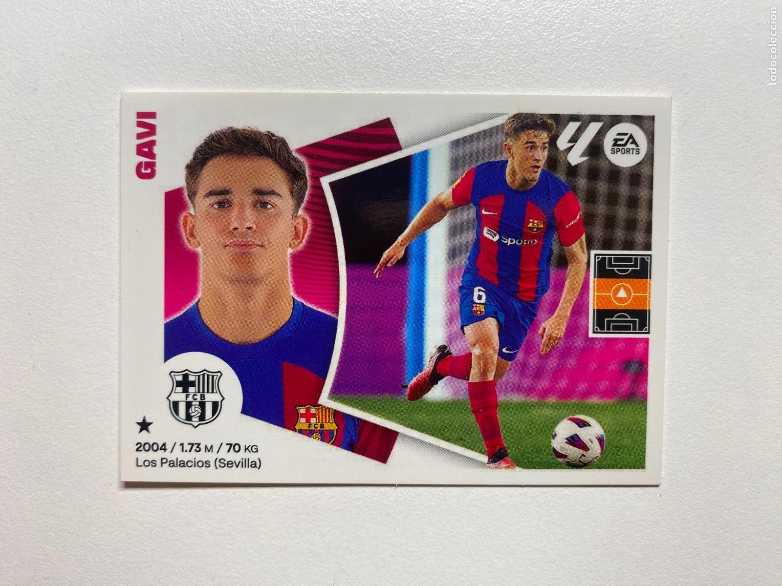 Cromos de Futebol: N 13 FC BARCELONA Gavi LIGA ESTE 24 25 &Aacute;LBUM CROMOS PANINI 2024 2025